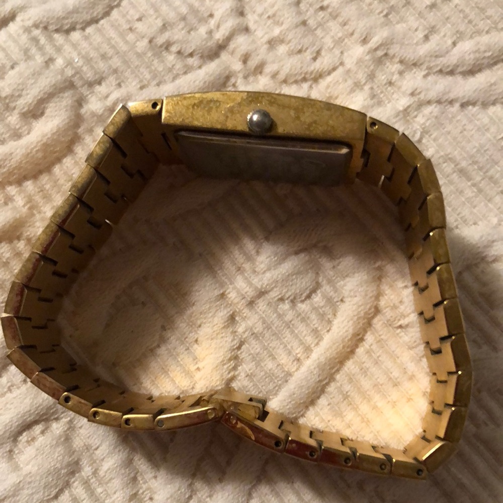 Men’s luxury VTG  Cartier argent Swiss rare Gold finish diamonds Watch - Picture 7 of 8